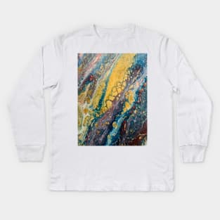 Pouring cellular Kids Long Sleeve T-Shirt